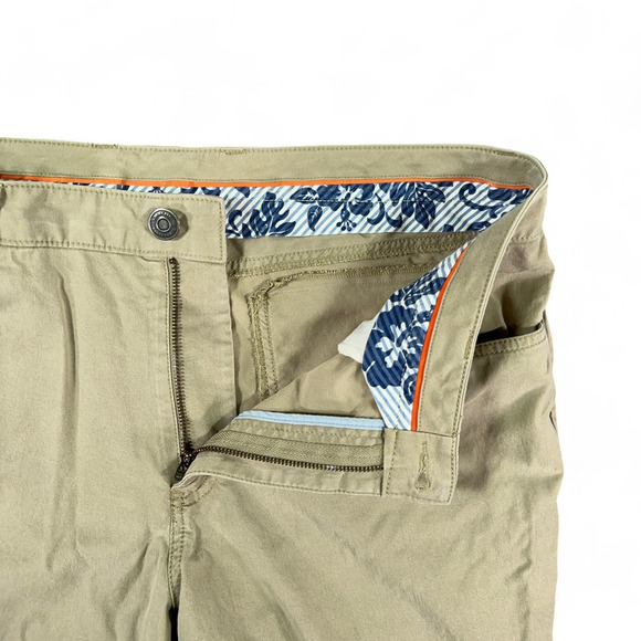 Tommy Bahama Pants Mens 38x30 Brown Khaki Tan Stretch Casual Outdoor 36x30 Tag - Picture 5 of 10